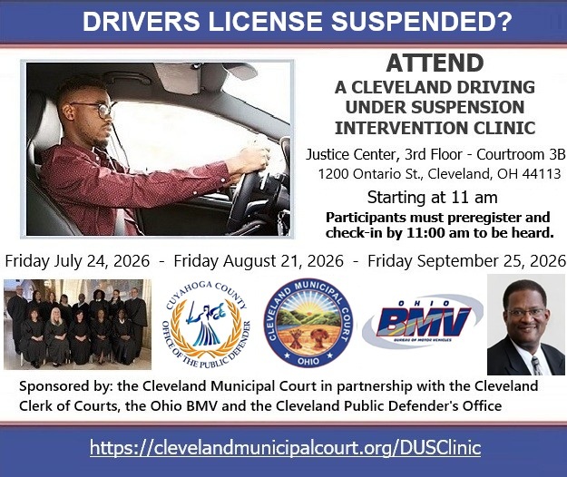 Cleveland Driving Under Suspension Intervention Clinic