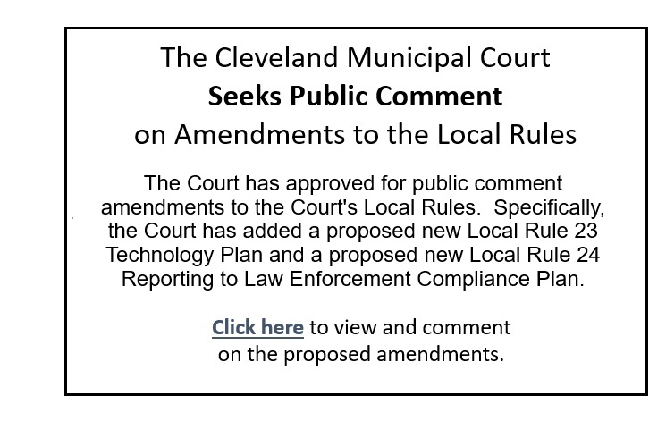 View and Comment on Proposed Amendments to Local Rules